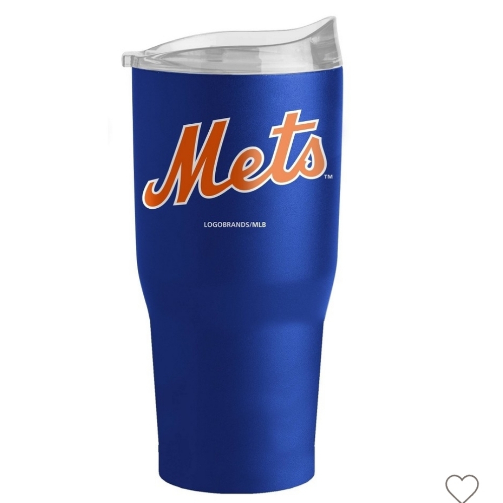 MLB Logo Brand Blue New York Mets 30oz. Tumbler with Lid New